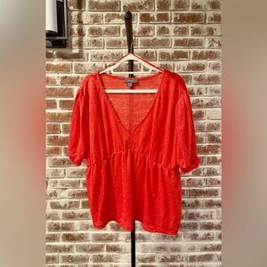 Primark Red Women's Top 2XL